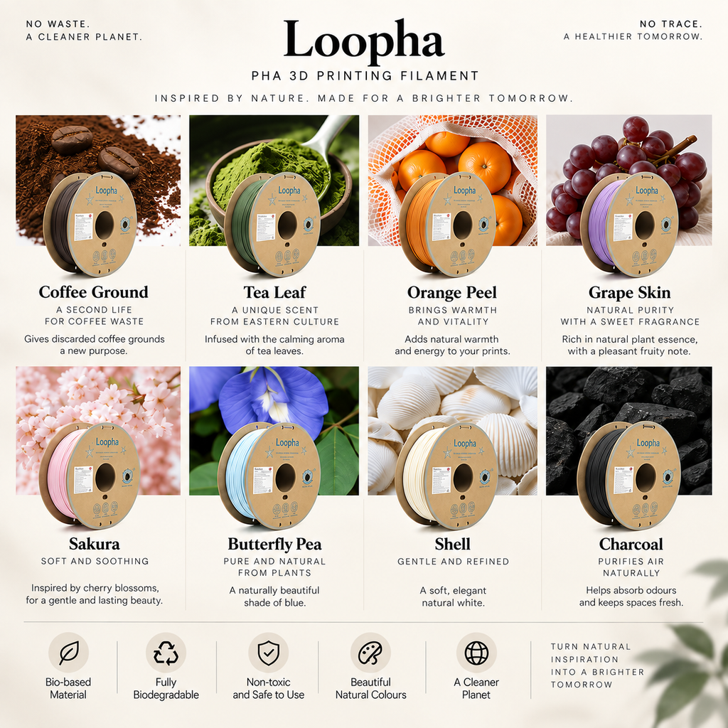 Loopha PHA 3D Printing Filament